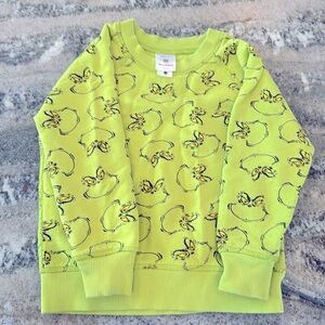 Grinch Sweatshirt 4T Little Boy Hanna Anderson Christmas Green